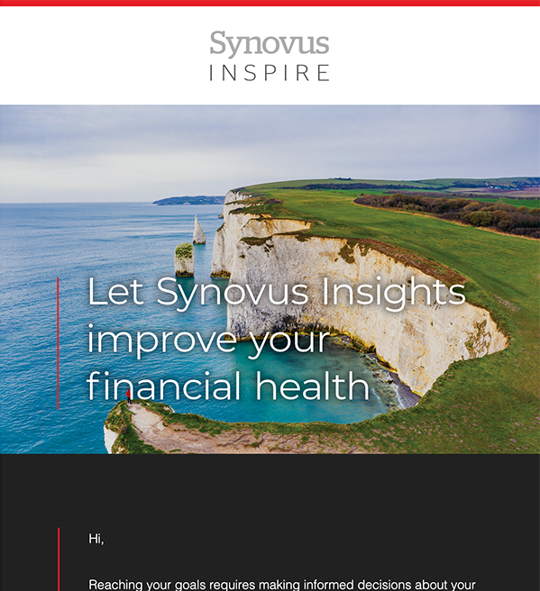 Synovus email design